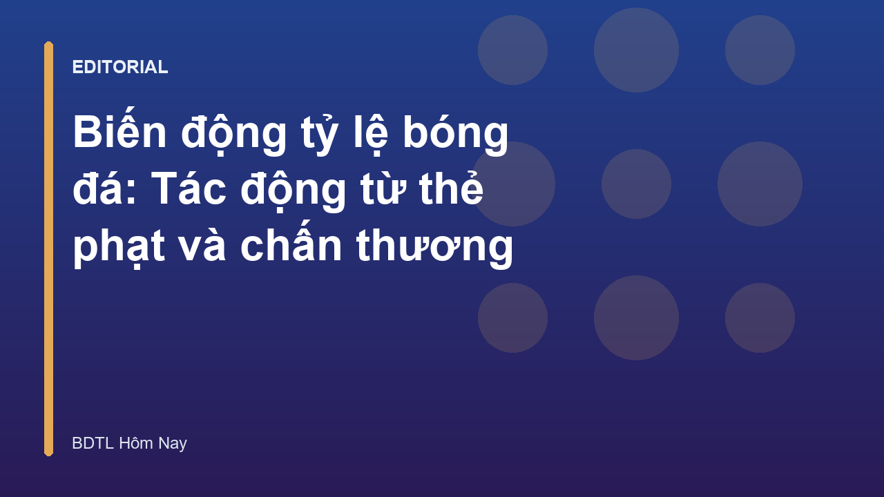 Biến động tỷ lệ bóng đá trên bảng kèo trực tuyến