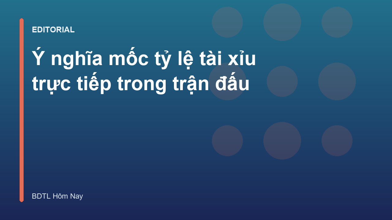 Biểu đồ minh họa biến động tỷ lệ tài xỉu trong trận đấu